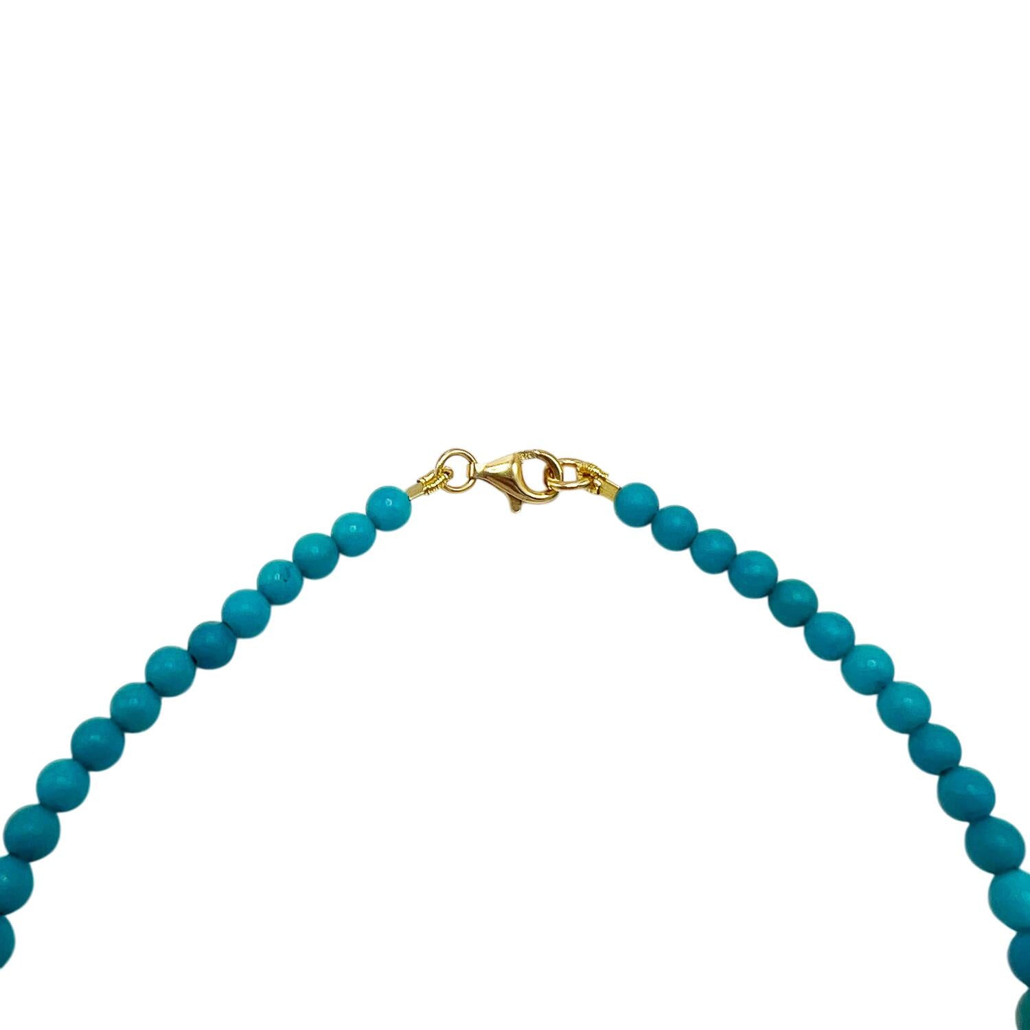 Perleankelkæde - Turquoise